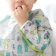 Bumkins Αδιάβροχη Ποδιά Πλαστική με Κορδόνι Sleeved Bib με Τσέπη & Μανίκια Cacti για 6-24m+ 3307111