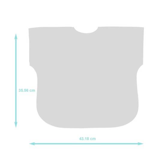 Bumkins Αδιάβροχη Ποδιά Πλαστική με Αυτοκόλλητο Junior Bib με Τσέπη & Κοντά Μανίκια Cacti 1-3 ετών 3308111