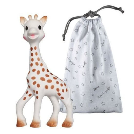 Sophie La Girafe Μασητικό Οδοντοφυΐας από Καουτσούκ με θήκη αποθήκευσης για 3 m+ S616401