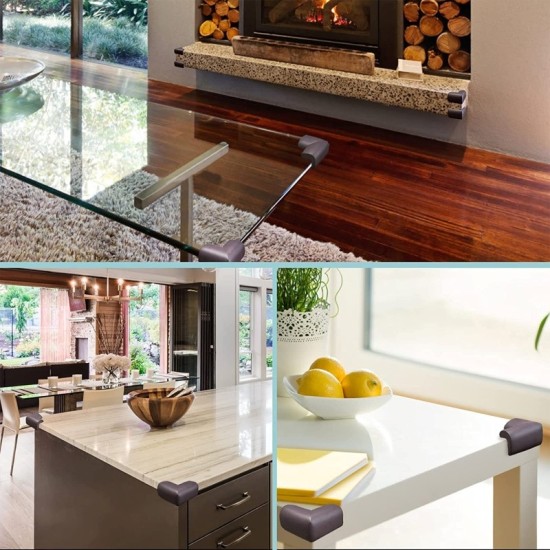 Sipo Αφρώδη Προστατευτικά Για Γωνίες Καφέ wenge 4τμχ T11-F4E