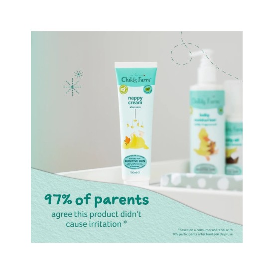 Childs Farm Nappy Cream with Aloe Vera,Κρέμα για Αλλαγή Πάνας 100ml CF255
