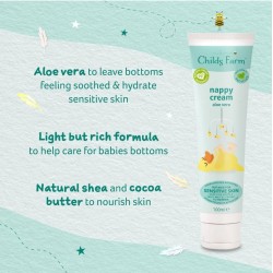 Childs Farm Nappy Cream with Aloe Vera,Κρέμα για Αλλαγή Πάνας 100ml CF255