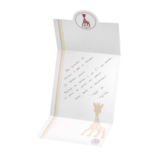 Sophie La Girafe Πακέτο Προσφοράς My First Gift Set 0m+ , 1 Τεμάχιο Παιχνίδι Οδοντοφυΐας Καμηλοπάρδαλη από Καουτσούκ & Πανάκι Παρηγοριάς S000003