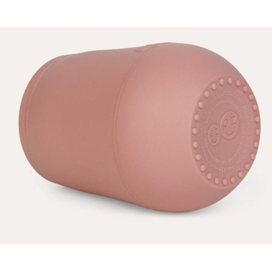 Ezpz Εκπαιδευτικό Παιδικό Ποτηράκι "Mini Cup" από Σιλικόνη+ καλαμάκι Blush 118ml για 9m+ MS-B7612U