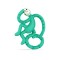 Matchstick Monkey Μασητικό Οδοντοφυΐας "Dancing Monkey" από Καουτσούκ Green  240308