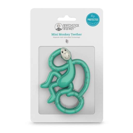 Matchstick Monkey Μασητικό Οδοντοφυΐας "Dancing Monkey" από Καουτσούκ Green  240308
