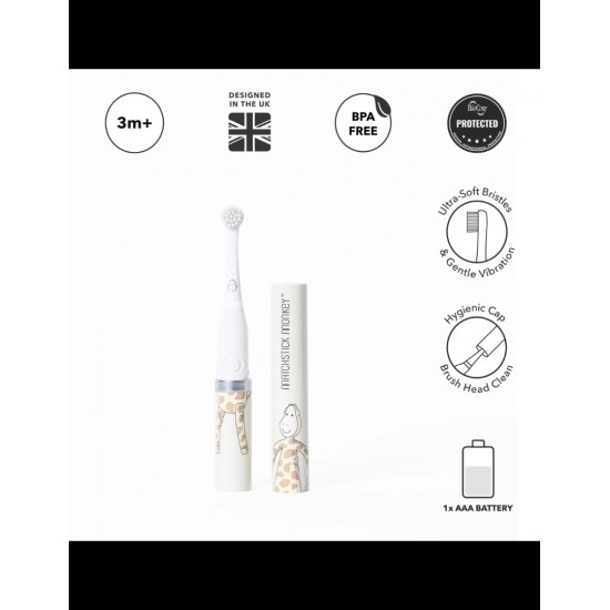 Matchstick Monkey οδοντόβουρτσα  BABY SONIC TOOTHBRUSH - GIRAFFE 24146