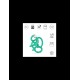 Matchstick Monkey Μασητικό Οδοντοφυΐας "Dancing Monkey" από Καουτσούκ Green  240308