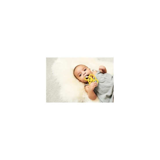 Matchstick Monkey Μασητικό Οδοντοφυΐας "Dancing Monkey" από Καουτσούκ Yellow 240306