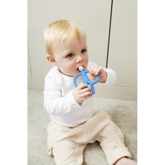Matchstick Monkey MM TEETHING TOY Μασητικό Οδοντοφυΐας "Monkey" BLUE  240102