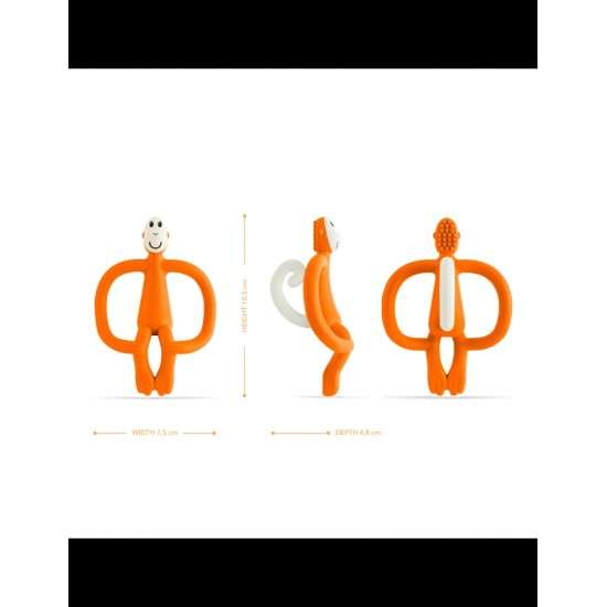 Matchstick Monkey MM TEETHING TOY Μασητικό Οδοντοφυΐας "Monkey"ORANGE 240105