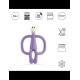 Matchstick Monkey MM TEETHING TOY Μασητικό Οδοντοφυΐας "Monkey" PURPLE 24142