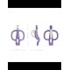 Matchstick Monkey MM TEETHING TOY Μασητικό Οδοντοφυΐας "Monkey" PURPLE 24142