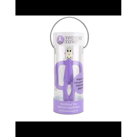 Matchstick Monkey MM TEETHING TOY Μασητικό Οδοντοφυΐας "Monkey" PURPLE 24142