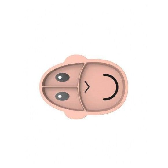 Matchstick Monkey Παιδικό Πιάτο Φαγητού από Σιλικόνη Dusty Pink 24132