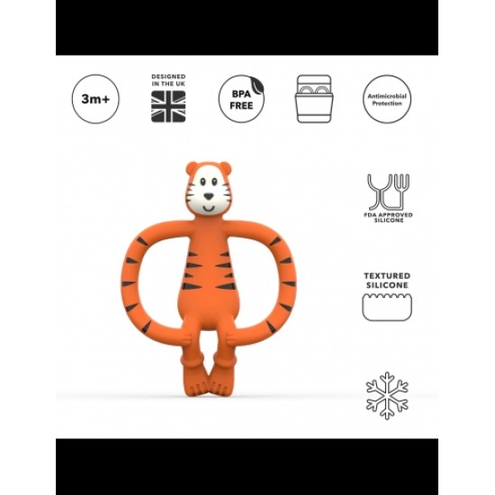 Matchstick Monkey Μασητικό Οδοντοφυΐας "TIGER" από Καουτσούκ 24143