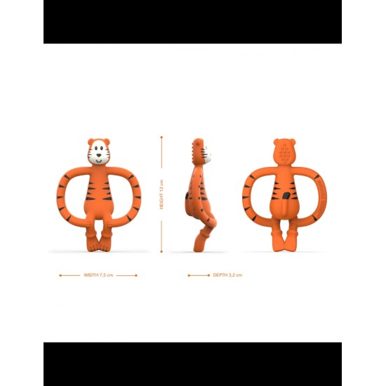 Matchstick Monkey Μασητικό Οδοντοφυΐας "TIGER" από Καουτσούκ 24143