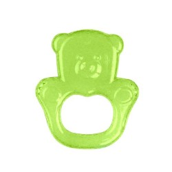 Babyono Μασητικός Κρίκος Οδοντοφυΐας Αρκουδάκι με Gel από Σιλικόνη για 3 m+ Πράσινο BN1013