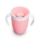 Munchkin Παιδικό Ποτηράκι "Miracle 360°" από Πλαστικό light Pink 207ml 12272/light Pink