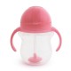 Munchkin Παιδικό Ποτηράκι με Καλαμάκι Tip & Sip Cup light Pink 207ml 12482/light Pink