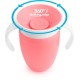 Munchkin Παιδικό Ποτηράκι "Miracle 360°" από Πλαστικό light Pink 207ml 12272/light Pink