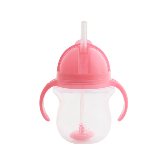 Munchkin Ανταλλακτικό Καλαμάκι για Εκπαιδευτικό Ποτηράκι Click Lock Tip & Sip light Pink 9151101P