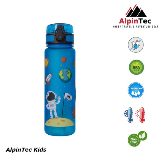 AlpinTec Πλαστικό Παγούρι Space Blue 500ml C-500BE-SPC