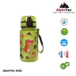 AlpinTec Πλαστικό Παγούρι Dino Green 350ml C-350GN-DIN
