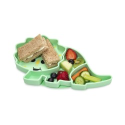 Melii Παιδικό Πιάτο σιλικόνης με βεντούζα Dino MEL17200