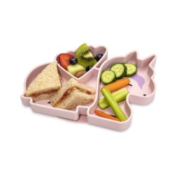 Melii Παιδικό Πιάτο σιλικόνης με βεντούζα Unicorn MEL17300