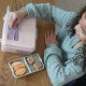 Melii Παιδικό Δοχείο Φαγητού Διώροφο Bento απο πλαστικό Ροζ  MEL21500