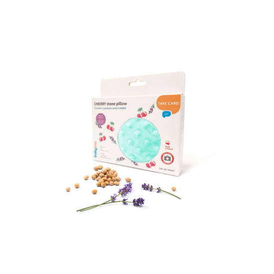 Babyono Φυσική θερμοφόρα με κουκούτσια από κεράσια και λεβάντα για κολικούς-Mint BN796/04