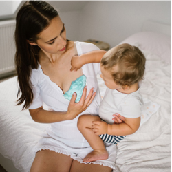Babyono Φυσική θερμοφόρα με κουκούτσια από κεράσια και λεβάντα για κολικούς-Mint BN796/04