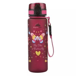 AlpinTec Πλαστικό Παγούρι Butterfly Rasberry 500ml C-500RS-BU