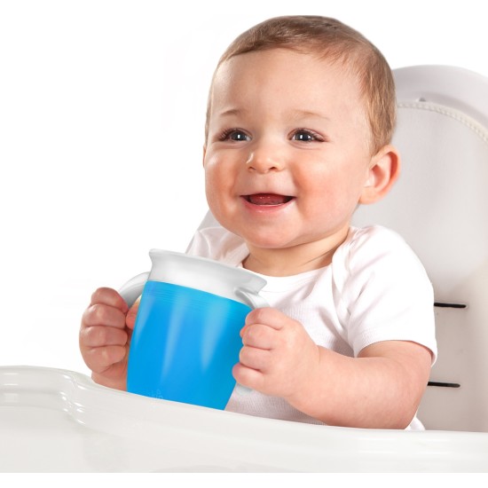 Munchkin Παιδικό Ποτηράκι "Miracle 360°" από Πλαστικό Μπλε 207ml για 6m+ 12271