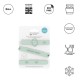 MATCHSTICK MONKEY Multi Use Product Holder, Κλιπ σιλικόνης πολλαπλών χρήσεων Mint -1τεμ 24152