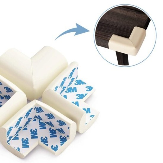 Sipo Αφρώδη Προστατευτικά Για Γωνίες Κρεμ 4τμχ T11-F3E