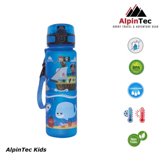 Alpintec Πλαστικό Παγούρι Πειρατές Blue 500ml C-500BE-PIR