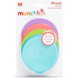 Munchkin Καπάκι Πολύχρωμο "Miracle" από Σιλικόνη 4τμχ 51771