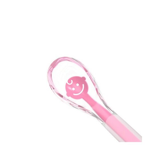 Babyono Βρεφικό Κουτάλι από Σιλικόνη Pink BN1460/02