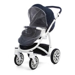 Babyono Κουνουπιέρα Καροτσιού από Τούλι Λευκή BN072