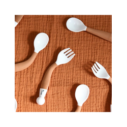 Bo Jungle Spoon & Fork ευλυγιστο σετ κουτάλι - πιρούνι Terracotta B571120