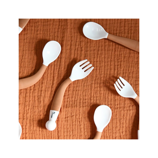 Bo Jungle Spoon & Fork ευλυγιστο σετ κουτάλι - πιρούνι Terracotta B571120