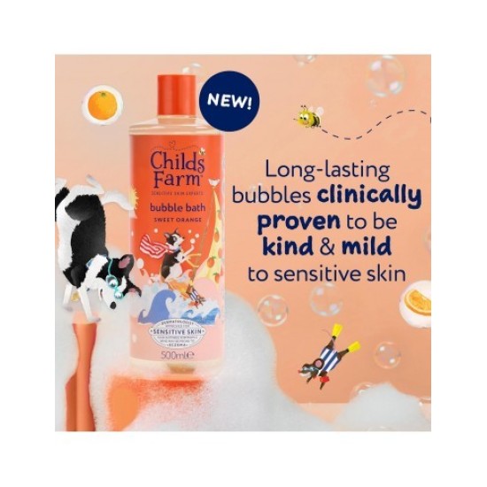 Childs Farm Βιολογικό Παιδικό Αφρόλουτρο άρωμα γλυκού πορτοκαλιού 500ml CP2107