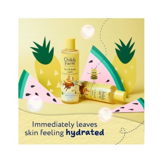 Childs Farm Βιολογικό Παιδικό Αφρόλουτρο & Σαμπουάν Καρπούζι / Ανανά 250ml CP2003