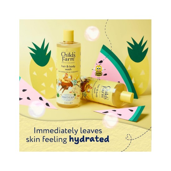 Childs Farm Βιολογικό Παιδικό Αφρόλουτρο & Σαμπουάν Καρπούζι / Ανανά 500ml CP2103