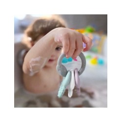 Bo Jungle Μασητική Κουδουνίστρα Οδοντοφυΐας "B-Keys" από Σιλικόνη για 3 m+ B910300
