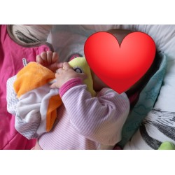 Bebe Stars πανάκι παρηγοριάς Owl Πορτοκαλί με μασητικό  857-174