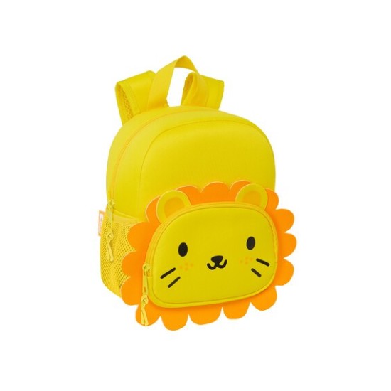 Safta Tσάντα πλάτης παιδικού σταθμού "LEON" Κίτρινη 622501333