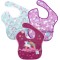 Bumkins Superbib Girl Unicorns Αδιάβροχες Σαλιάρες με Τσέπη, Σετ 3τμχ 6-24m 3313004